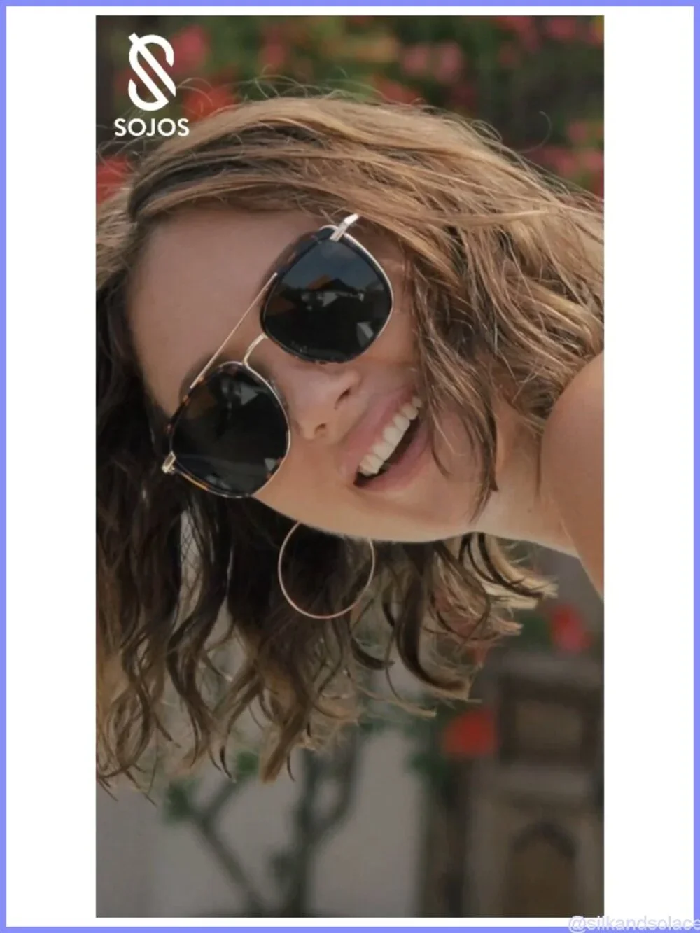 Retro Aviator Square Polarized Sunglasses UV400 Unisex